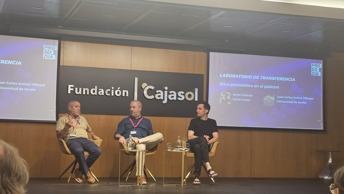 🎙️ ¡Gracias, <a href="/ProsodiaPodcast/">Prosodia</a>! 🙌
Este encuentro de profesionales del #podcast ha sido una experiencia única. Gracias a los organizadores por su dedicación y por abrirme las puertas a un mundo fascinante.
Nos vemos en la próxima edición! #Prosodia2025 #Podcasting