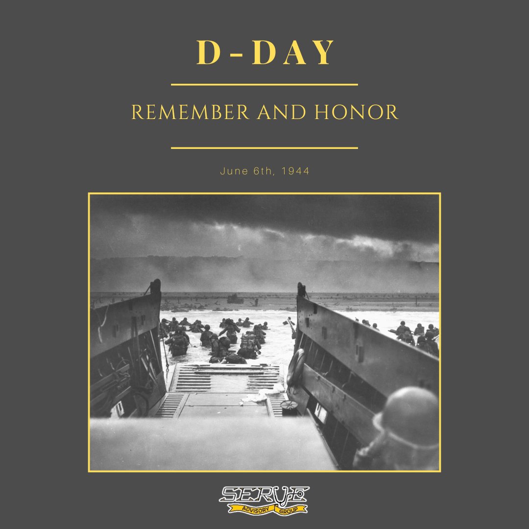 D-Day marked the beginning of the end of Nazi occupation in Europe, thanks to the bravery and sacrifice of thousands who fought for freedom. Today, we honor their courage and remember their legacy. 

#DDay #Remembrance #HonorAndSacrifice