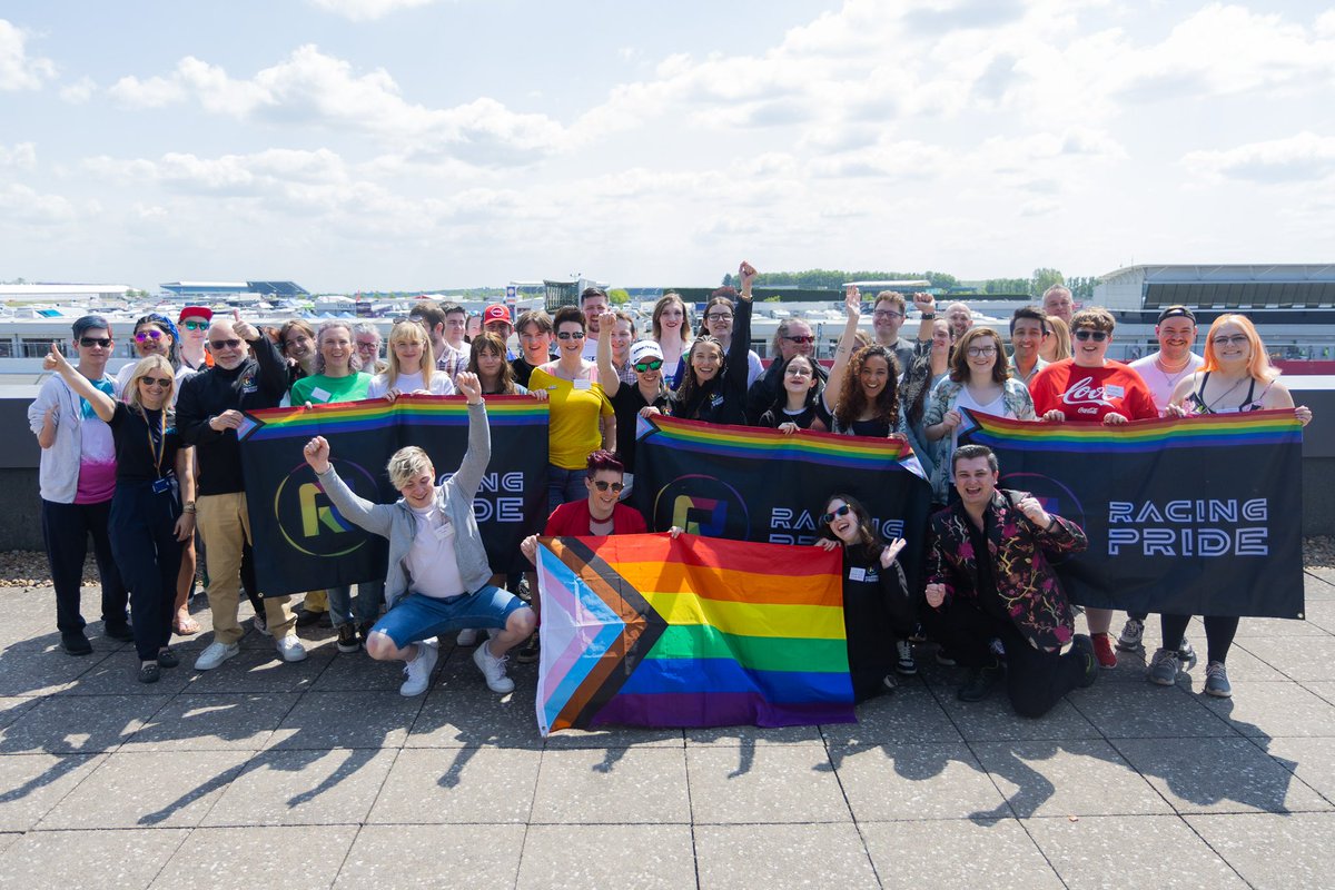 RacingPrideHQ's tweet photo. It’s our birthday! 🎂🏳️‍🌈🏳️‍⚧️

6 years ago today the concept of Racing Pride was announced.

#racingpride #motorsport #lgbtq https://t.co/yUrl2iwvFV