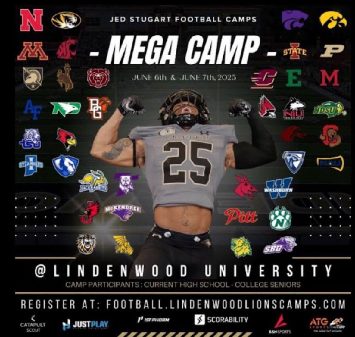 Blaine Harris (@blainevharris) on Twitter photo Looking forward to the Lindenwood Mega Camp this weekend. I’ll be at Session 5 on June 7 — ready to learn, get better, and connect with coaches.
<a href="/coachwebbb/">Coach Kurt Webster</a>
<a href="/CoachCookNW/">Sedrick</a>
<a href="/SMNWFootballBC/">SMNW Football Booster Club</a> Looking forward to the Lindenwood Mega Camp this weekend. I’ll be at Session 5 on June 7 — ready to learn, get better, and connect with coaches.
<a href="/coachwebbb/">Coach Kurt Webster</a>
<a href="/CoachCookNW/">Sedrick</a>
<a href="/SMNWFootballBC/">SMNW Football Booster Club</a>