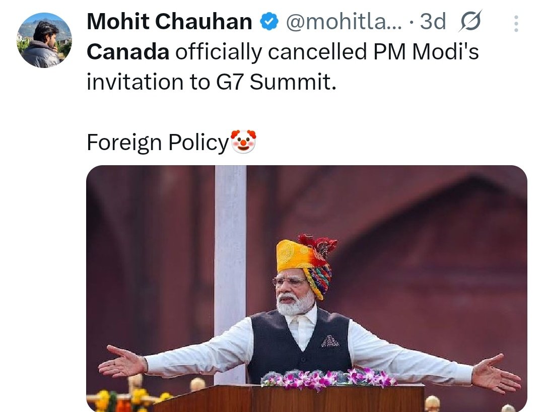 🇮🇳 𝓐 𝓙 ☀️ (@warrior_soul13) on Twitter photo <a href="/mohitlaws/">Mohit Chauhan</a> Shame might also get ashamed to be tagged along you MC.
Congress paid Propagandist are hired only to run Anti Govt Propaganda, first they mocked Foreign policy now over a invitation tweet clearly shows their only agenda is hate modi hate India's Progress . <a href="/mohitlaws/">Mohit Chauhan</a> Shame might also get ashamed to be tagged along you MC.
Congress paid Propagandist are hired only to run Anti Govt Propaganda, first they mocked Foreign policy now over a invitation tweet clearly shows their only agenda is hate modi hate India's Progress .