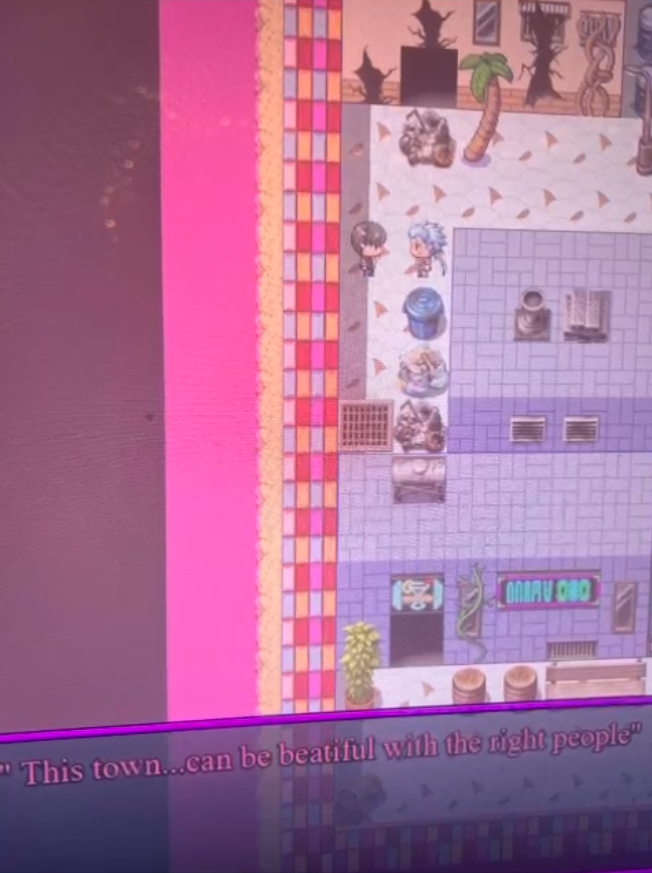 DreamWakedev's tweet photo. First 1k views yesterday on TikTok after being only posting for a week, crazy support thank you.

Also just finished the UI which is gonna be pink pastel check it out on this photo, still a prototype
#IndieGameDev #Pixel #GameDev #RPGMaker #Devlog  #GamedevScreenshot #aesthetic https://t.co/mECH38x0Nr