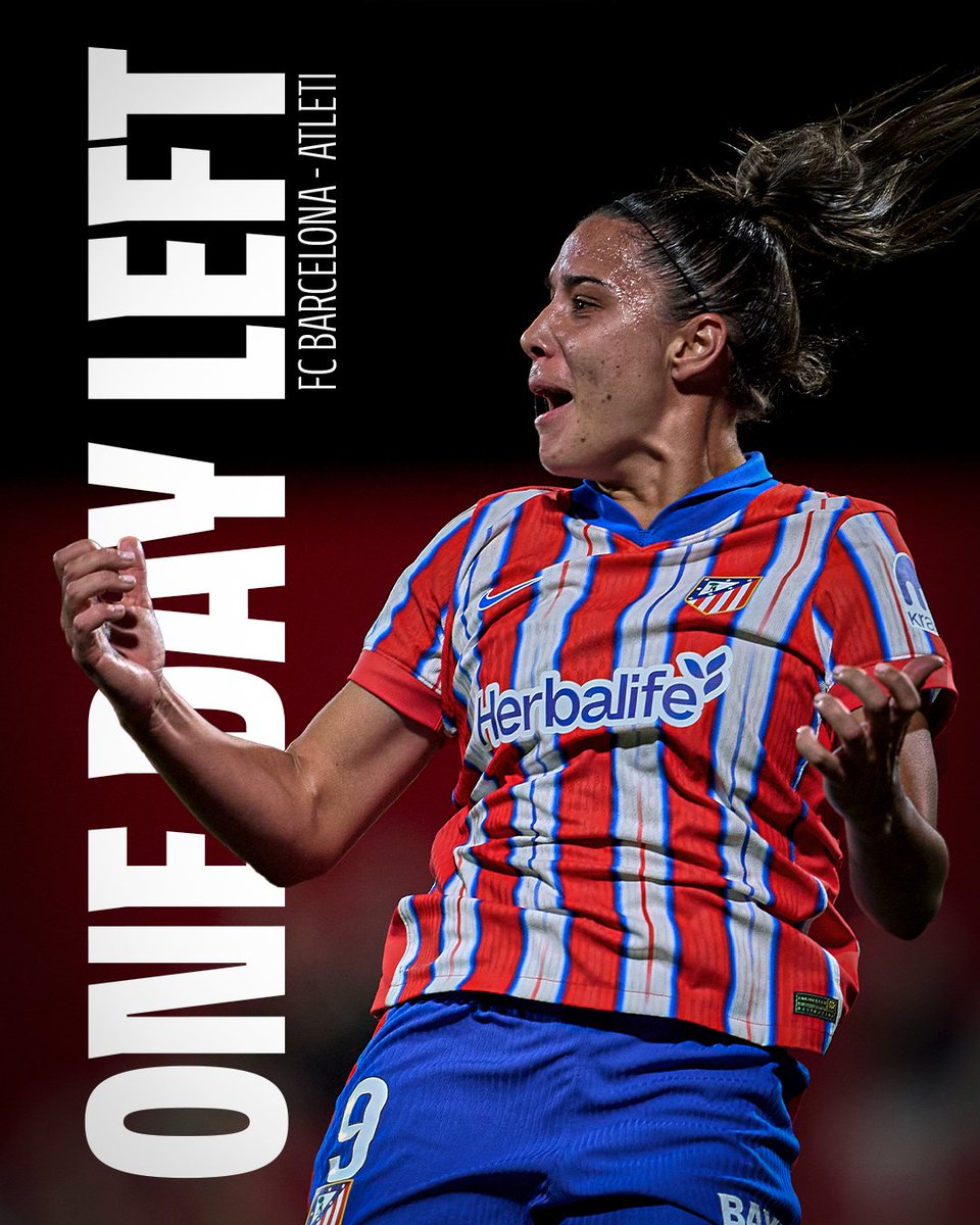 AtletiFemenino's tweet photo. 24 horas para la gran final 🔥 https://t.co/Ll010DwRvO