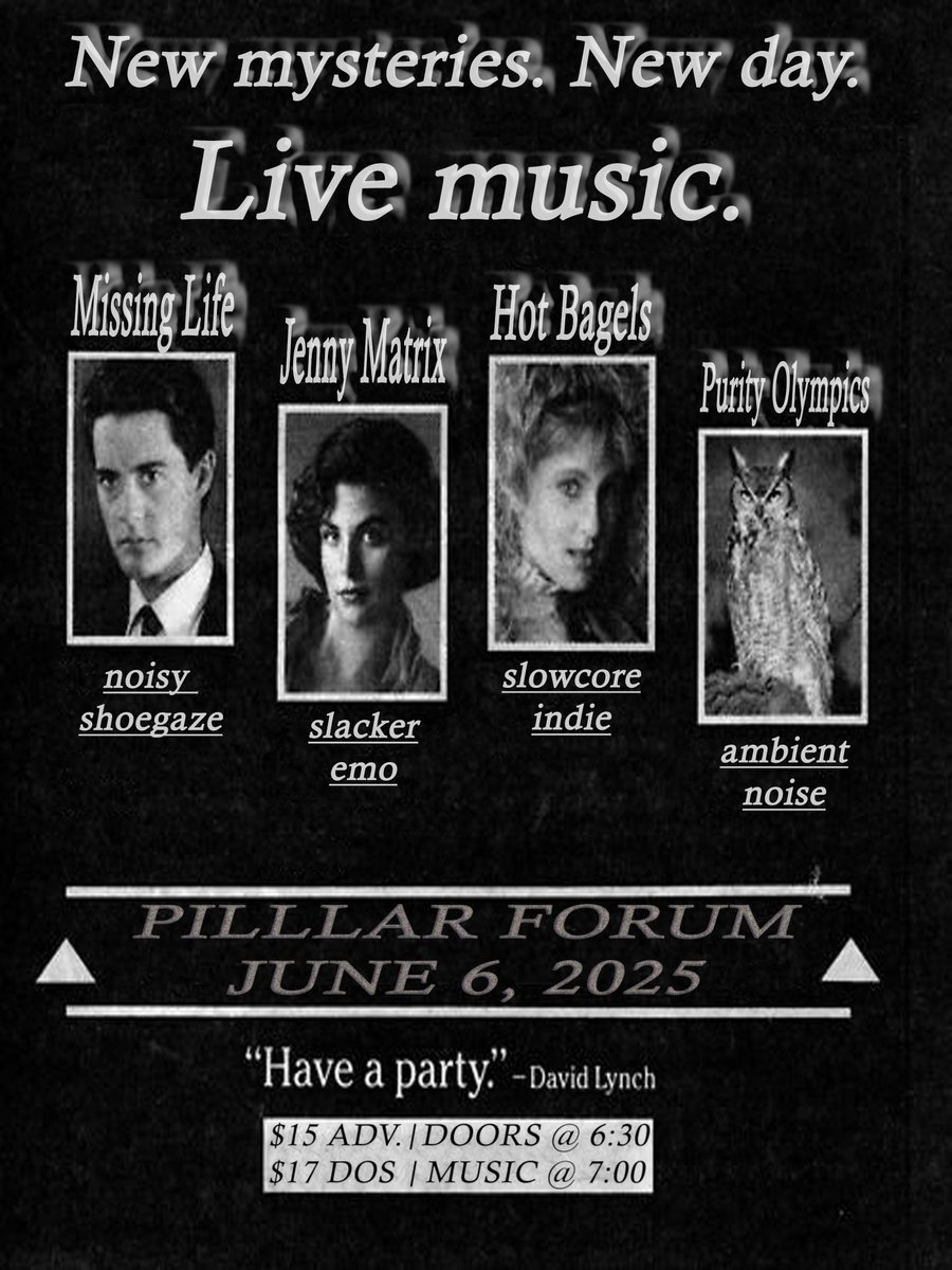 casiosk1's tweet photo. 2 very cool shows this weekend! @missinglifeband at pillar TONIGHT + @CrushCardBand at eagles 34 TOMORROW https://t.co/PL7pnnpEjn