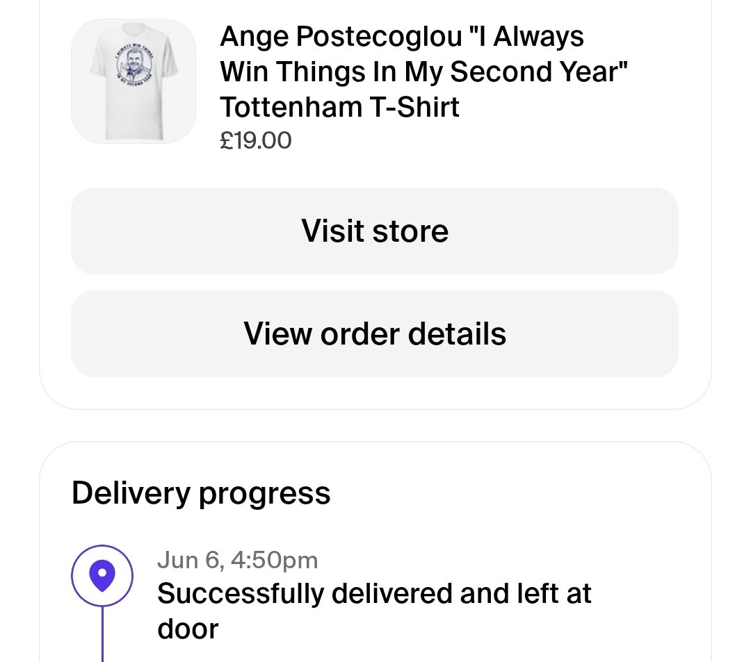 My Ange tshirt from <a href="/DigitalSpurs/">Digital Spurs</a> turned up about the same time we got the announcement. Salt in the wound that is😭🤣
