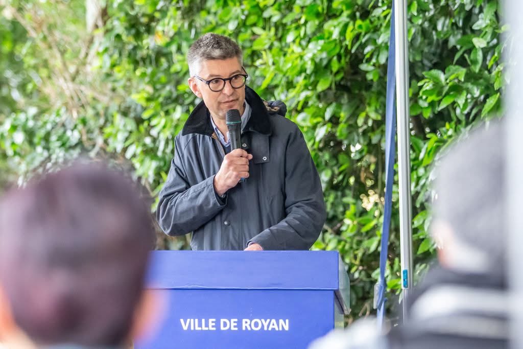 Très heureux d’avoir inaugurer au coté du maire de #Royan Patrick Marengo les nouveau jardins potager du Vivier. Ce projet était un engagement de campagne. Aujourd’hui, c’est une promesse tenue, et surtout une belle concrétisation pour les habitants de Royan. ⁦<a href="/VVFleuris/">Villes et Villages Fleuris</a>⁩