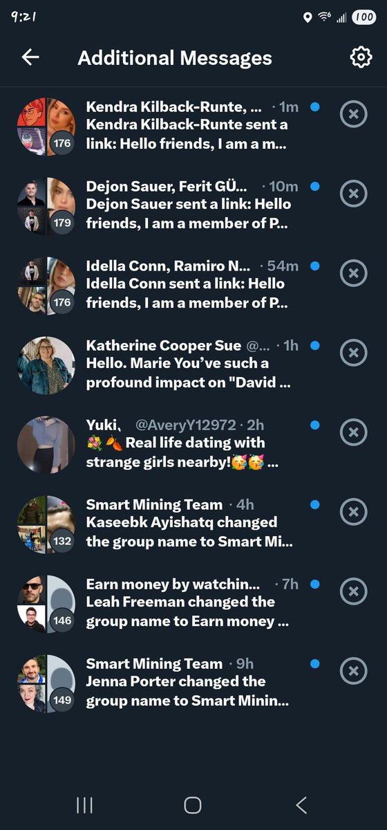 These spam DMs are getting out of control again. Thanks Elawn 😒