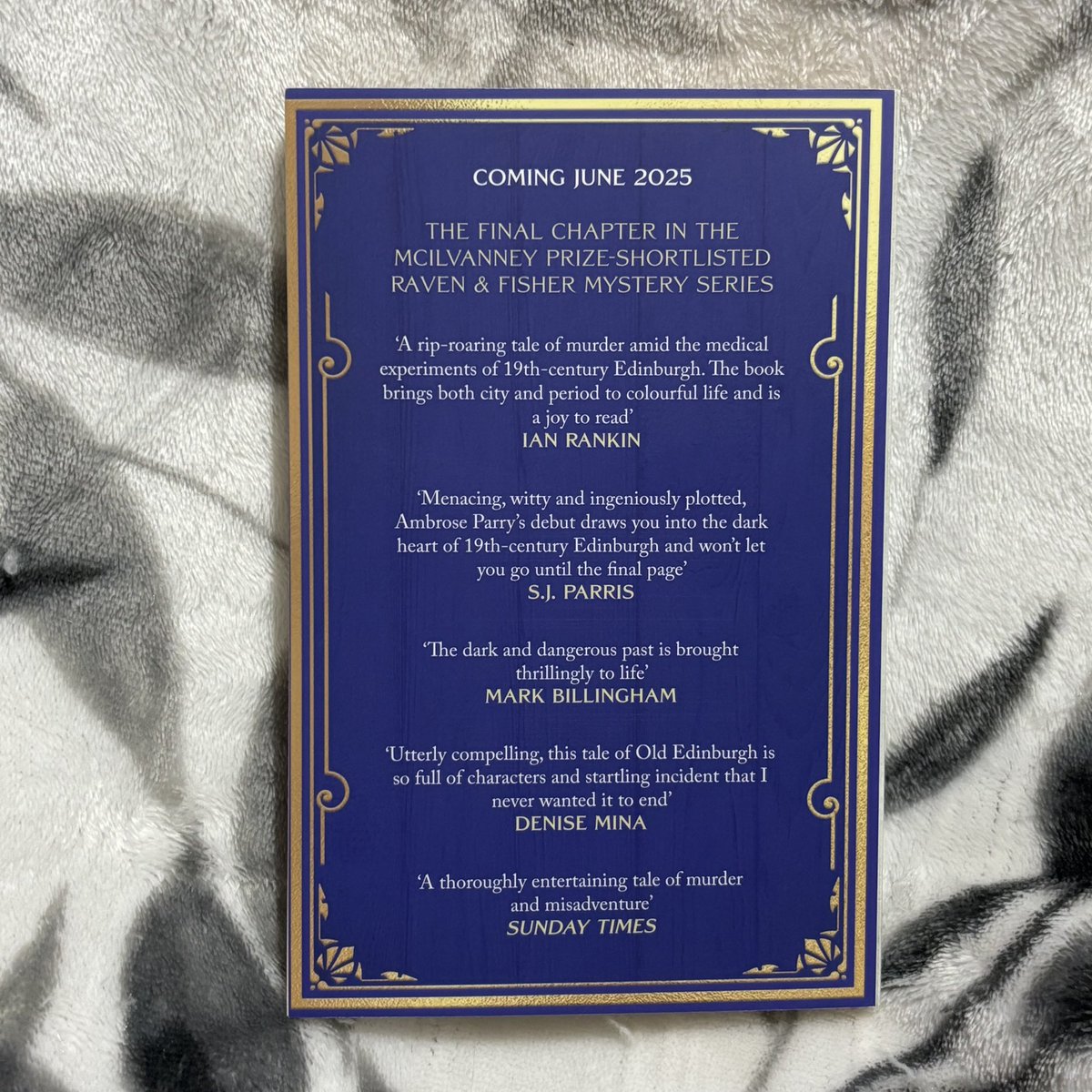 Jen Lucas βπππ¦©π (@jenmedbkreviews) on Twitter photo Thank you to Canongate for the copy of The Death of Shame by <a href="/ambroseparry/">Ambrose Parry</a> which is out now. I have my review over on the blog today.
jenmedsbookreviews.com/2025/06/06/theβ¦
#books #bookreview #booktwitter #thedeathofshame Thank you to Canongate for the copy of The Death of Shame by <a href="/ambroseparry/">Ambrose Parry</a> which is out now. I have my review over on the blog today.
jenmedsbookreviews.com/2025/06/06/theβ¦
#books #bookreview #booktwitter #thedeathofshame