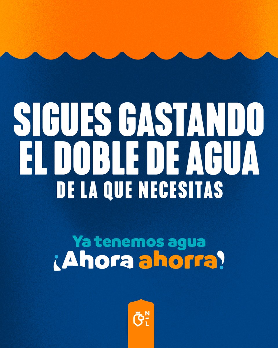 El calor no es excusa, recuerda que solo se necesitan 100 litros de agua para tus actividades diarias. ¡Las presas de Nuevo León ya tienen agua! #AhoraAhorra ☀️🌡💧
