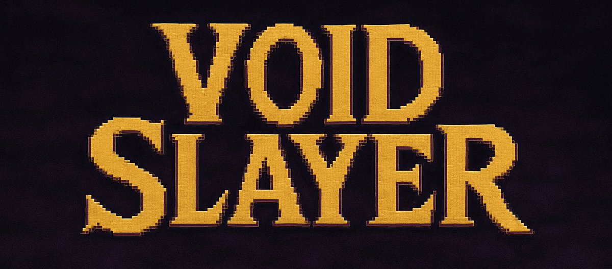Studio_NoobGame's tweet photo. How are we feeling about the new logo and title card??👀🔥 #indiedev #voidslayer #unity https://t.co/WPJhyZDVvk