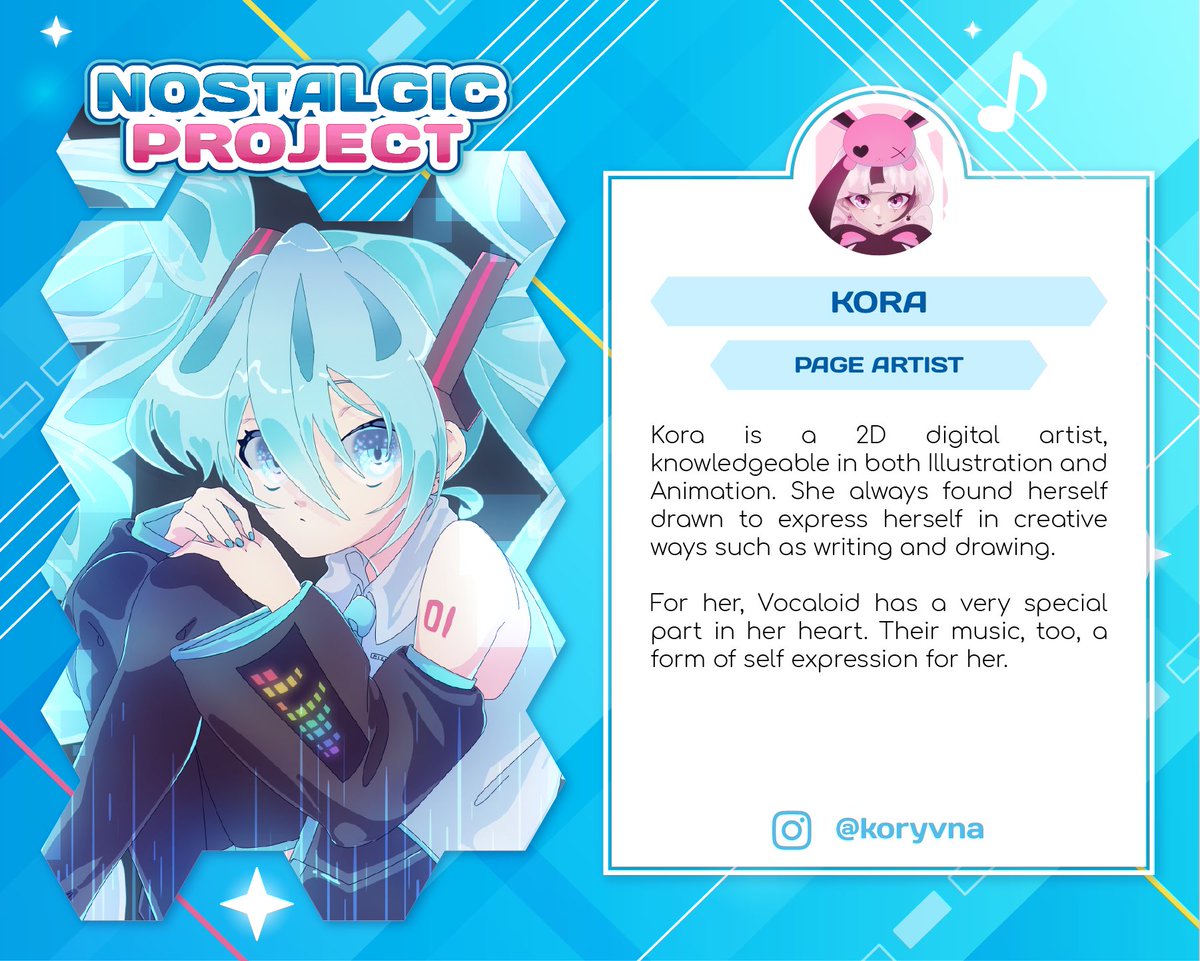 Nostalgic Project zine (soon) (@leekprojectzine) on Twitter photo You've probably already heard of <a href="/Koryvna_/">Kora 🌸🐇 (comms OPEN/VGen)</a> , because she had the opportunity to participate in our first zine, and here she is, in the third edition! 🩷
Once again, we encourage you to discover Kora's art. You've probably already heard of <a href="/Koryvna_/">Kora 🌸🐇 (comms OPEN/VGen)</a> , because she had the opportunity to participate in our first zine, and here she is, in the third edition! 🩷
Once again, we encourage you to discover Kora's art.