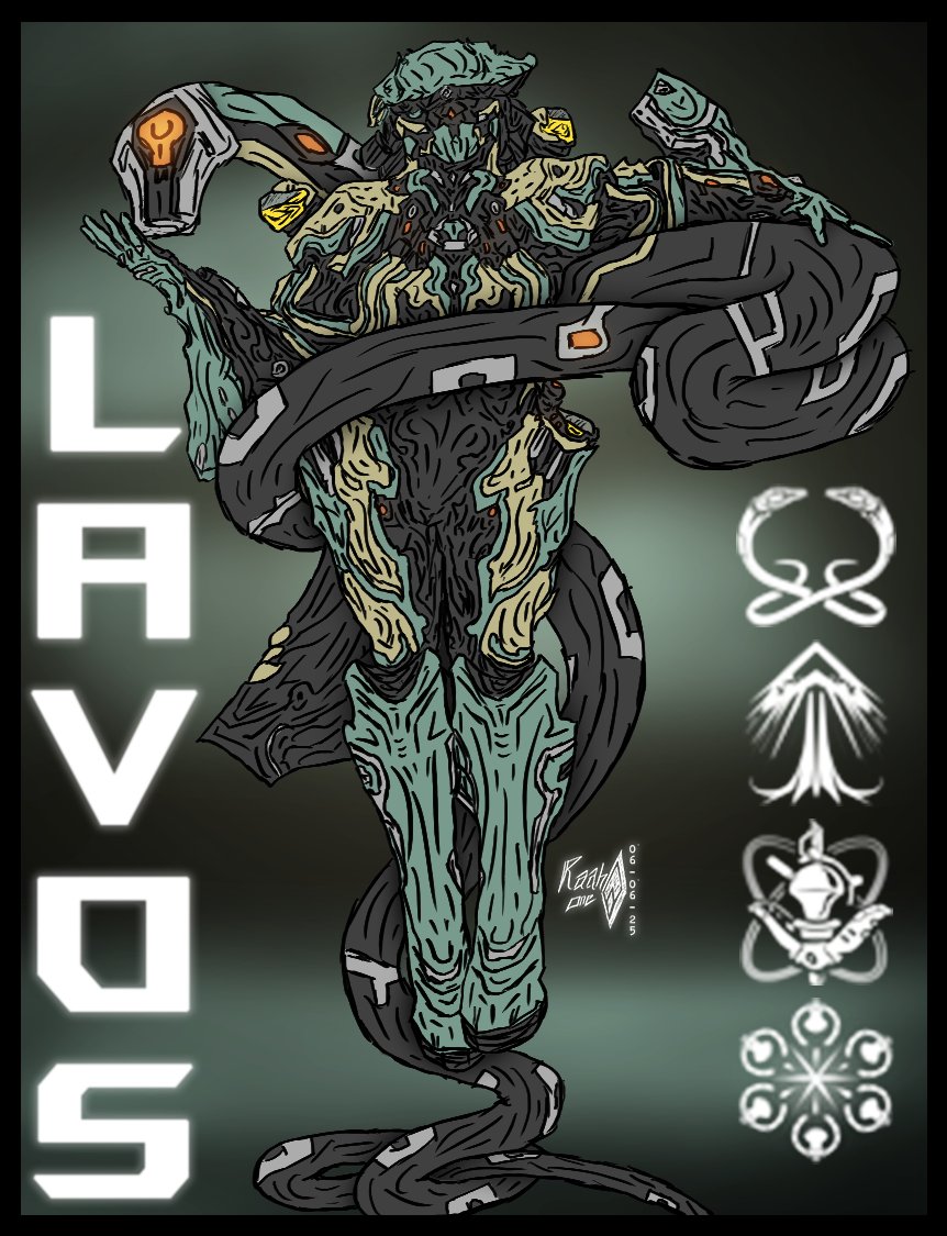 Raahone1's tweet photo. 🐍♥️🎊 3 🎊♥️🐍
#youinspiremechallenge

#Warframe #tennocreate #warframefanart https://t.co/J2ulDKo76J