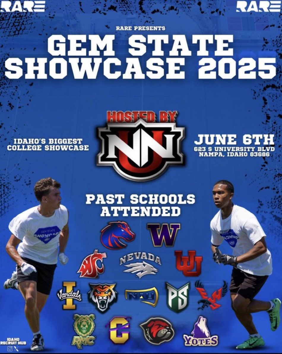 Talyn Weaver (@talynweaver) on Twitter photo I am excited to be competing in session 4 at the Gem State Showcase! <a href="/TRS_Performance/">TRS Performance</a> <a href="/RyanBaerg/">Ryan Baerg</a> <a href="/ScottThiessen15/">Coach Scott Thiessen</a> <a href="/RAREAcademyID/">RARE Academy</a>
<a href="/NickFarman55/">Nick Farman M.S.</a> <a href="/IdahoRecruitHub/">Idaho Recruit Hub</a> I am excited to be competing in session 4 at the Gem State Showcase! <a href="/TRS_Performance/">TRS Performance</a> <a href="/RyanBaerg/">Ryan Baerg</a> <a href="/ScottThiessen15/">Coach Scott Thiessen</a> <a href="/RAREAcademyID/">RARE Academy</a>
<a href="/NickFarman55/">Nick Farman M.S.</a> <a href="/IdahoRecruitHub/">Idaho Recruit Hub</a>