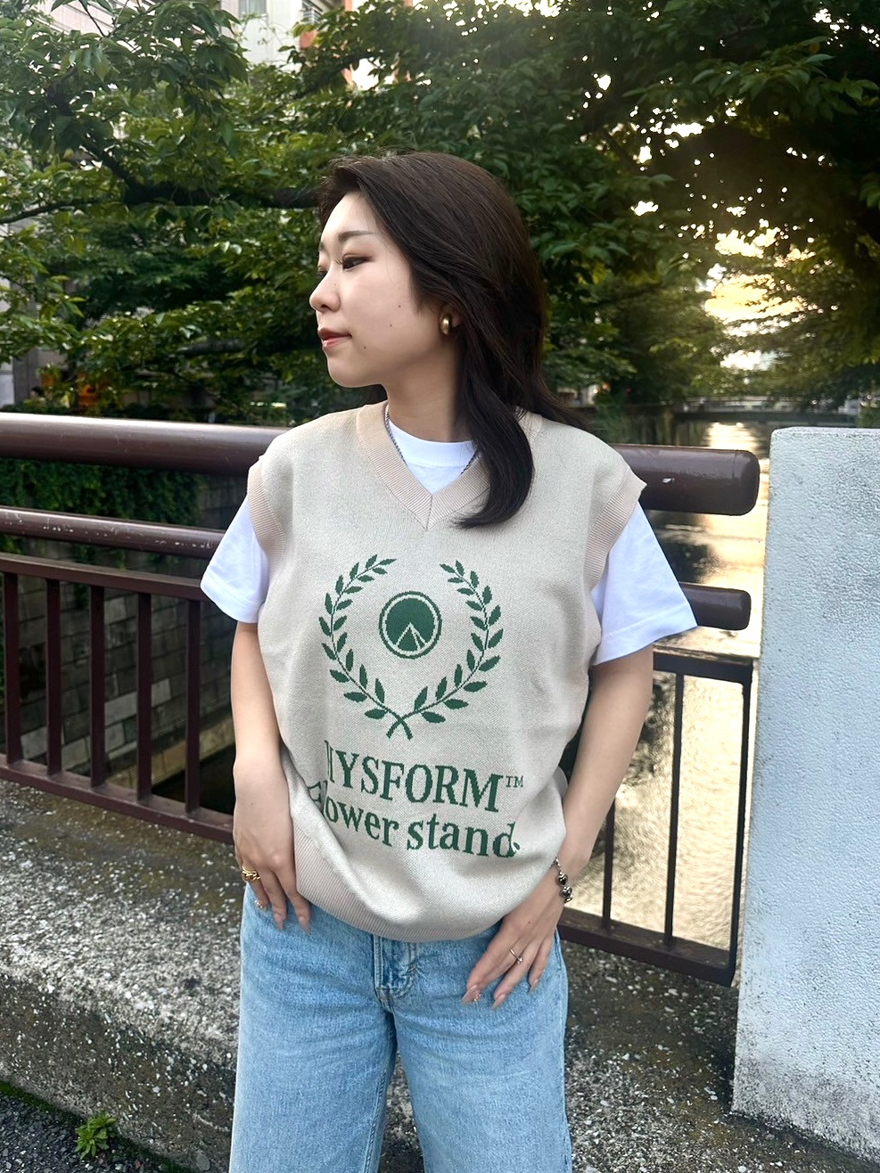 ミュージシャン HYSFORM FLOWER STAND KNIT VEST FLOWER STAND KNIT VEST | HYSFORM™ | VERTICAL GARAGE OFFICIAL