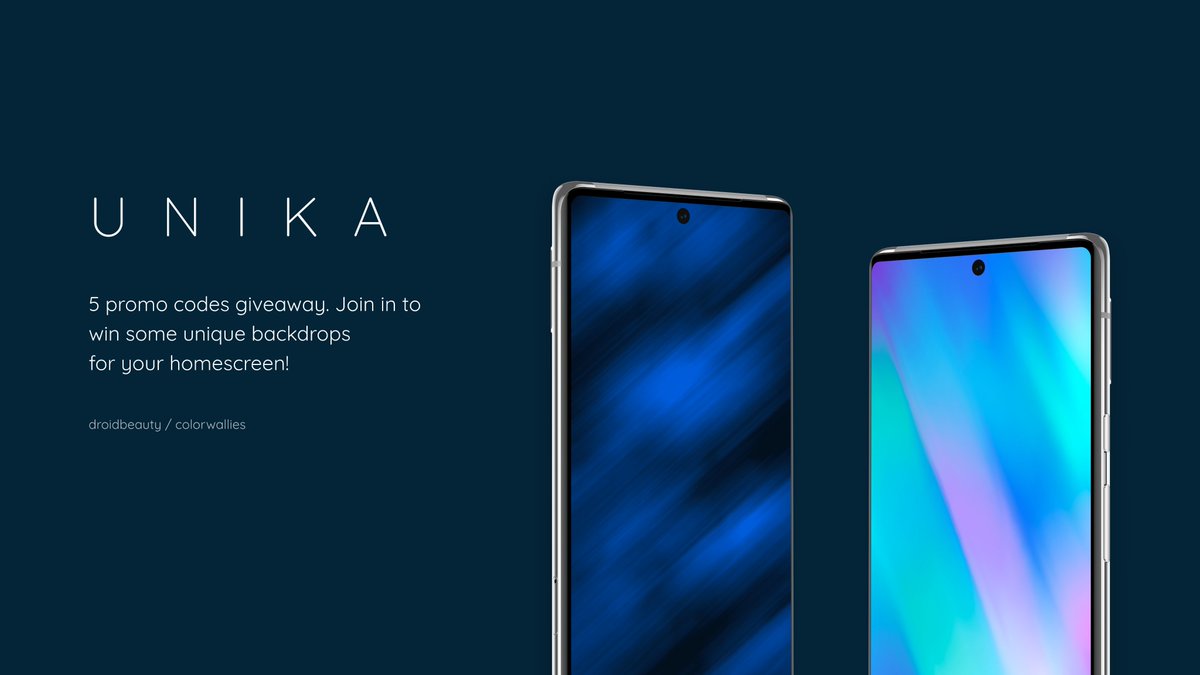 droidbeauty's tweet image. 👀

Thanks to @colorwallies you can get some colorful and fresh walls from Unika app! ✨

- 🤍+🔁 this post
- follow @colorwallies &amp;amp; @droidbeauty 
- tag 2+ friends in the 💬

Winners drawn randomly on Thu, Jun 12th. Good luck!

#homescreen #wallpaper #androidtheme