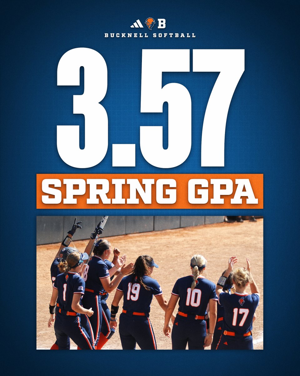 Hitting the books is our specialty! 

Three student-athletes recorded a 4.0 GPA!

#rayBucknell | #Team47