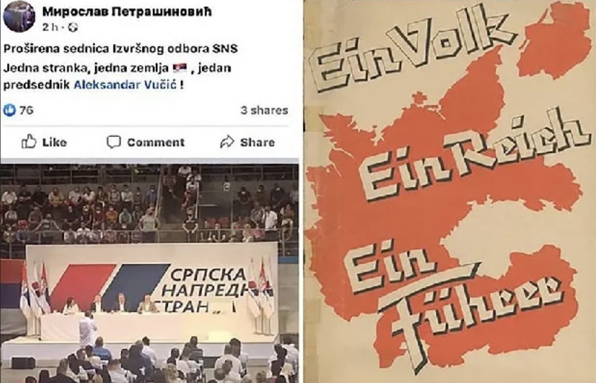 Ironija u kojoj živimo: nacistima nas nazivaju oni koji svoje glavne slogane preuzimaju od nacista...