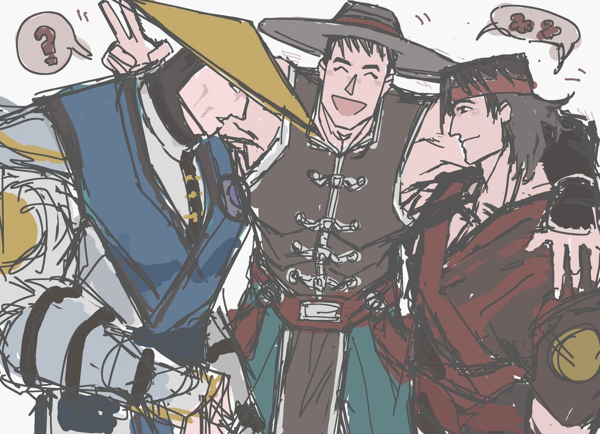 mie_pancake's tweet image. #MortalKombat #mk9
#liukang #kunglao #Raiden 
总之你们仨99