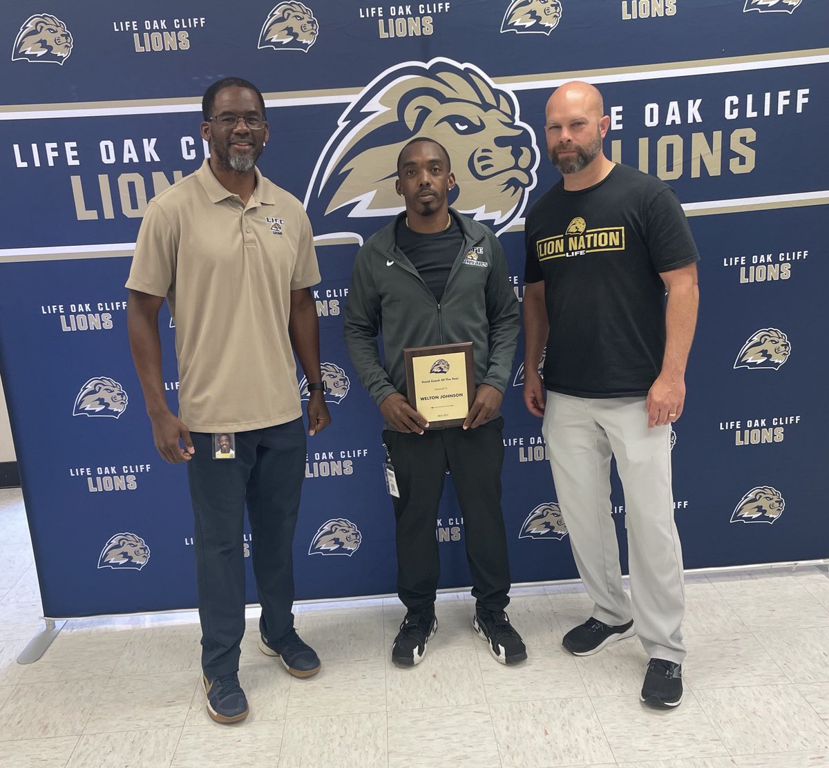 B P (@_phillipsb) on Twitter photo Life High School Oak Cliff CO-HEAD COACH of the year award goes to WELTON JOHNSON. He is our varsity football coach! <a href="/lifeschools/">Life School™</a> <a href="/SLThrush/">Scott Thrush</a> #LifeLeader Life High School Oak Cliff CO-HEAD COACH of the year award goes to WELTON JOHNSON. He is our varsity football coach! <a href="/lifeschools/">Life School™</a> <a href="/SLThrush/">Scott Thrush</a> #LifeLeader