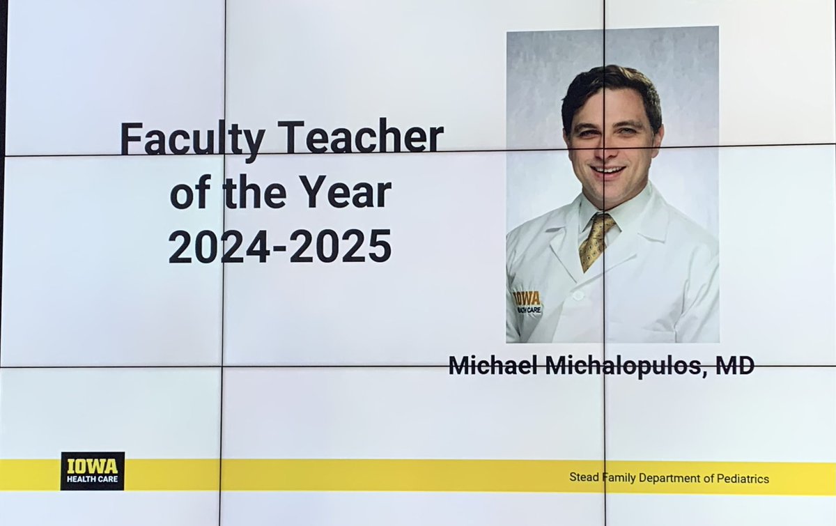 Hot off the presses!   Teacher of the year goes to……… 
Congrats <a href="/MMichalopulos/">Michael Michalopulos</a>! 👏👏👏