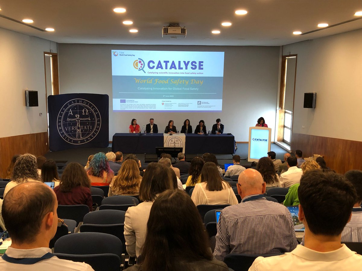 Food Microbiology Group (@food_microb) on Twitter photo 📅 We celebrated the World Food Safety Day with a special event this Thursday, promoted by <a href="/CatalyseEU/">CATALYSE Project EU</a> .
It was a memorable day, with ~120 participants, 15 speakers, and 17 exhibitors. It was a day of sharing & networking — a true celebration of Science in action. 📅 We celebrated the World Food Safety Day with a special event this Thursday, promoted by <a href="/CatalyseEU/">CATALYSE Project EU</a> .
It was a memorable day, with ~120 participants, 15 speakers, and 17 exhibitors. It was a day of sharing & networking — a true celebration of Science in action.