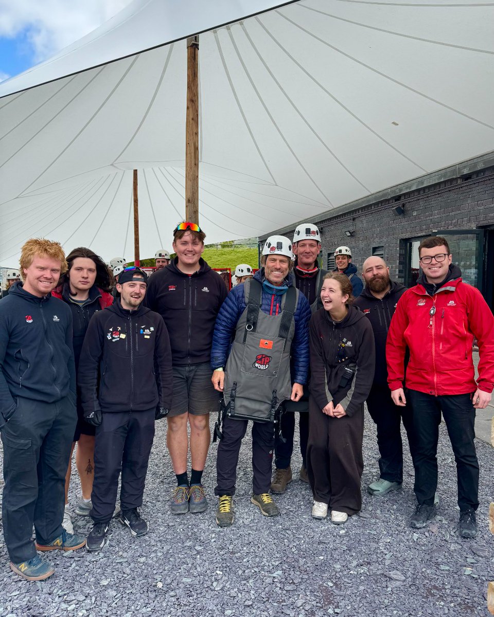 Zip World (@zipworlduk) on Twitter photo Wonderful to have John Bishop at Zip World Penrhyn Quarry today, doing the world's fastest zip line, Velocity!
Thanks for having a pic with the team John π₯° Wonderful to have John Bishop at Zip World Penrhyn Quarry today, doing the world's fastest zip line, Velocity!
Thanks for having a pic with the team John π₯°