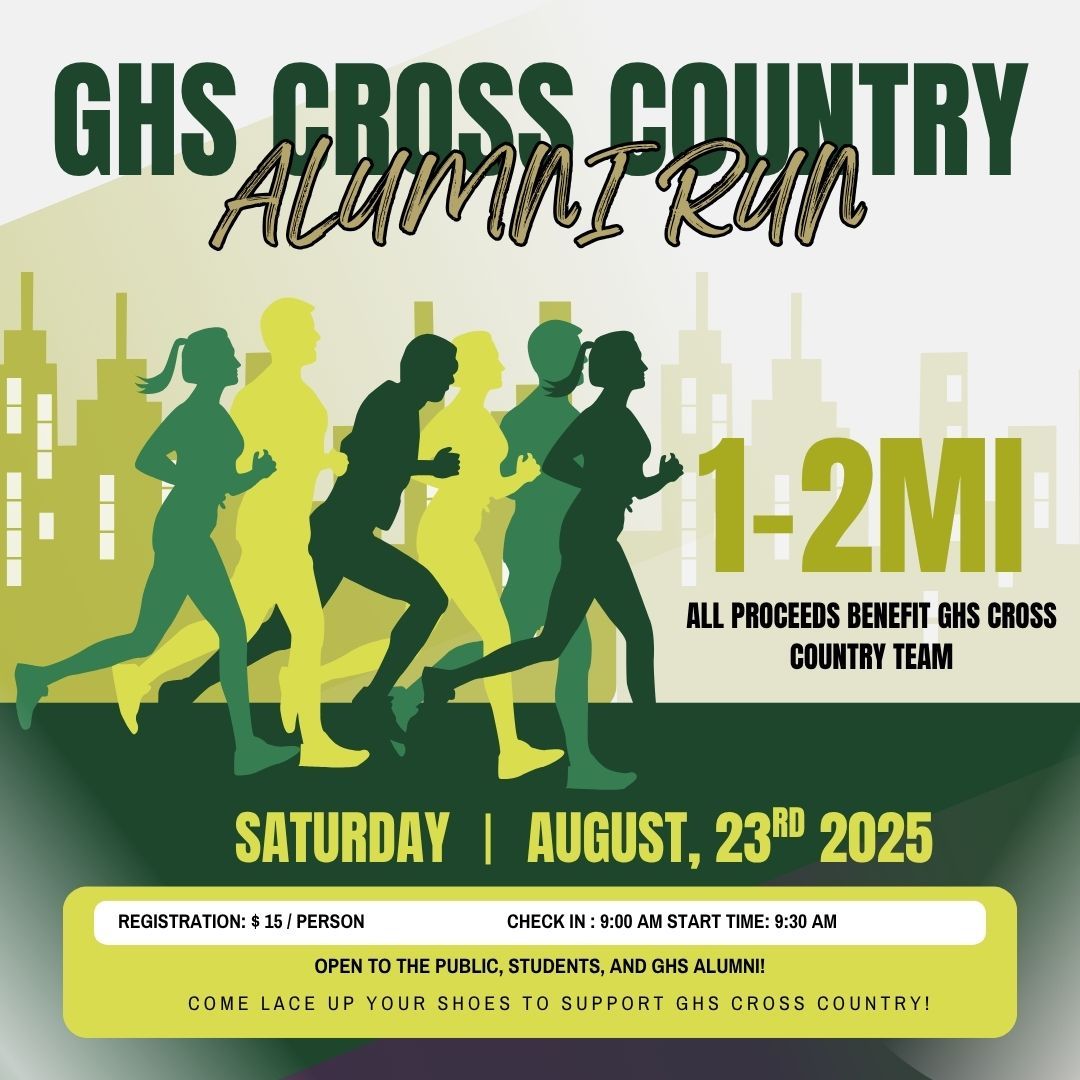 Join us for the GHS XC Alumni Run and show your support for the team! All proceeds directly benefit the GHS cross country team, helping our athletes reach new heights! Let's make this event a success together! 🏃‍♂️🏃‍♀️ #alumnirun #crosscountry #hustlinhawks
buff.ly/CAJVgx0