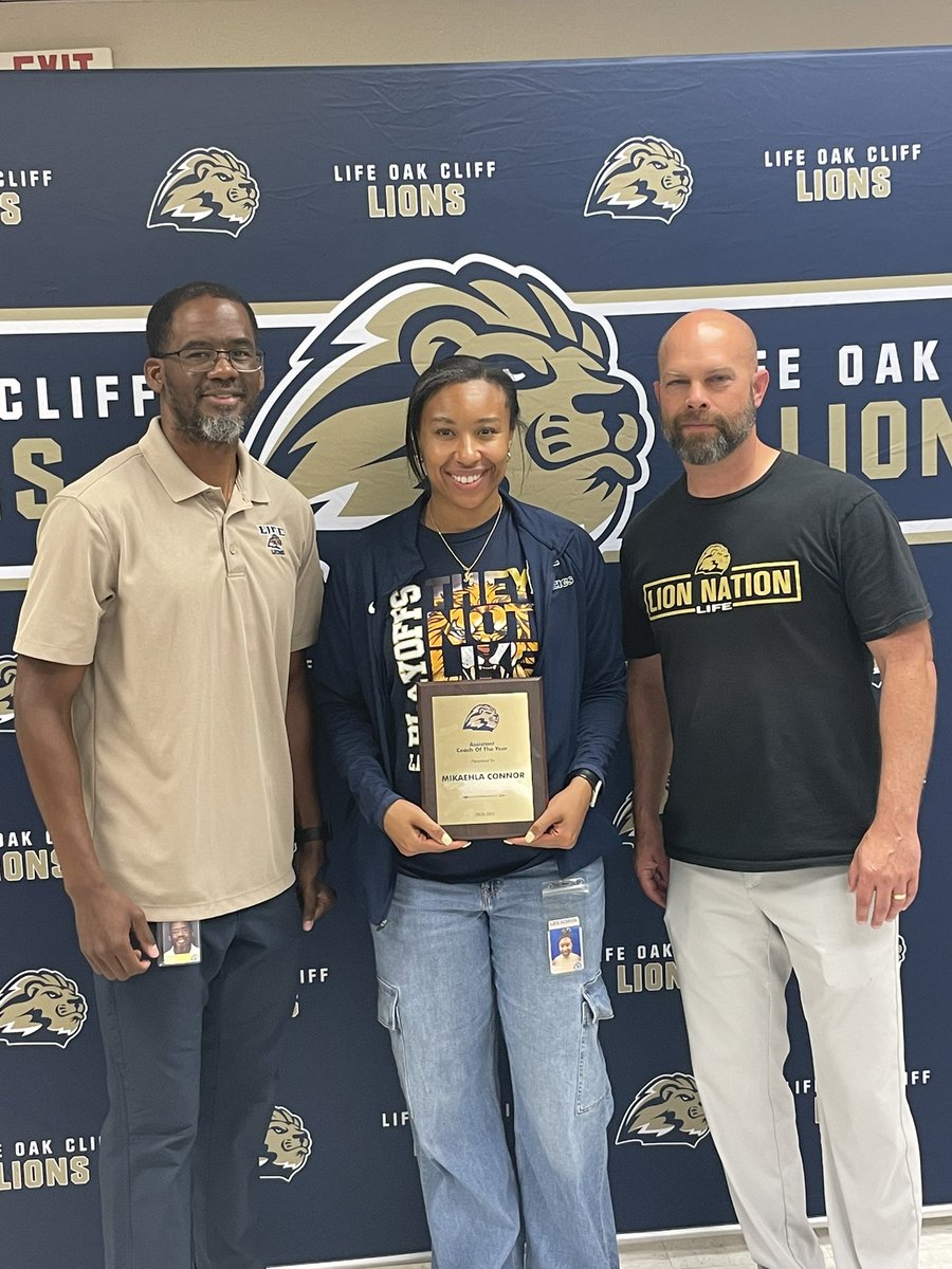 B P (@_phillipsb) on Twitter photo Life High School Oak Cliff ASSISTANT COACH of the year award goes to Mikaehla Connor. She coaches basketball. <a href="/lifeschools/">Life School™</a> <a href="/SLThrush/">Scott Thrush</a> #LifeLeader Life High School Oak Cliff ASSISTANT COACH of the year award goes to Mikaehla Connor. She coaches basketball. <a href="/lifeschools/">Life School™</a> <a href="/SLThrush/">Scott Thrush</a> #LifeLeader