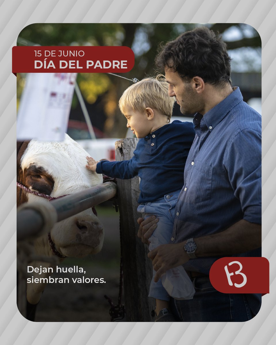 Feliz día! Saludamos a cada padre, a cada referente que guía, protege, abraza y cuida 💓 #FamiliaBraford #DíadelPadre #Braford #15DeJunio