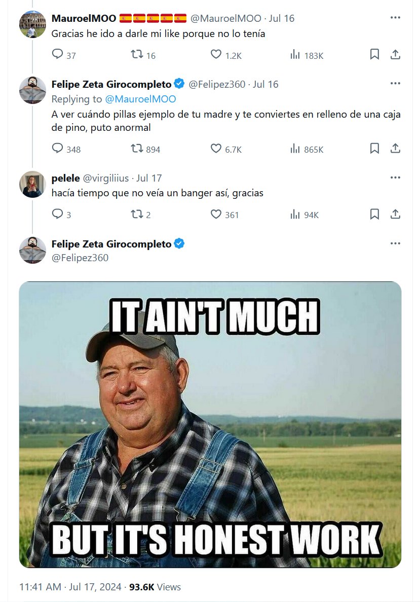 PerrugaZohar's tweet image. Este tipo es un hijo de puta, y su comunidad una basura