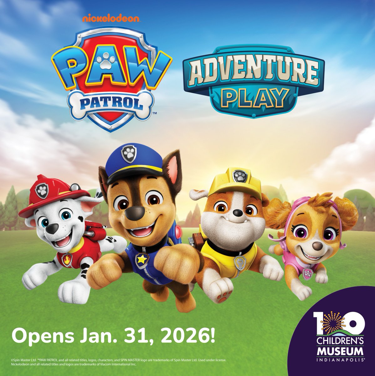Nickelodeon’s PAW Patrol: Adventure Play exhibit is making a heroic return! On Jan. 31, 2026 families can overcome obstacles and take action in Adventure Bay, the jungle, and Jake's Mountain. Secure your membership and enjoy a whole year of adventure! bit.ly/3Fo0iPa