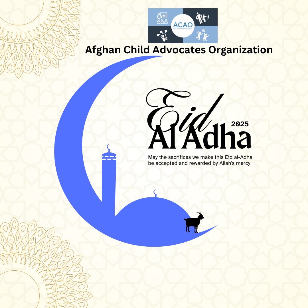 🌙 Eid al-Adha Mubarak!
Wishing all Muslims around the world, especially in Afghanistan, a blessed and joyful Eid filled with peace, unity, and mercy. May your sacrifices be accepted and rewarded.