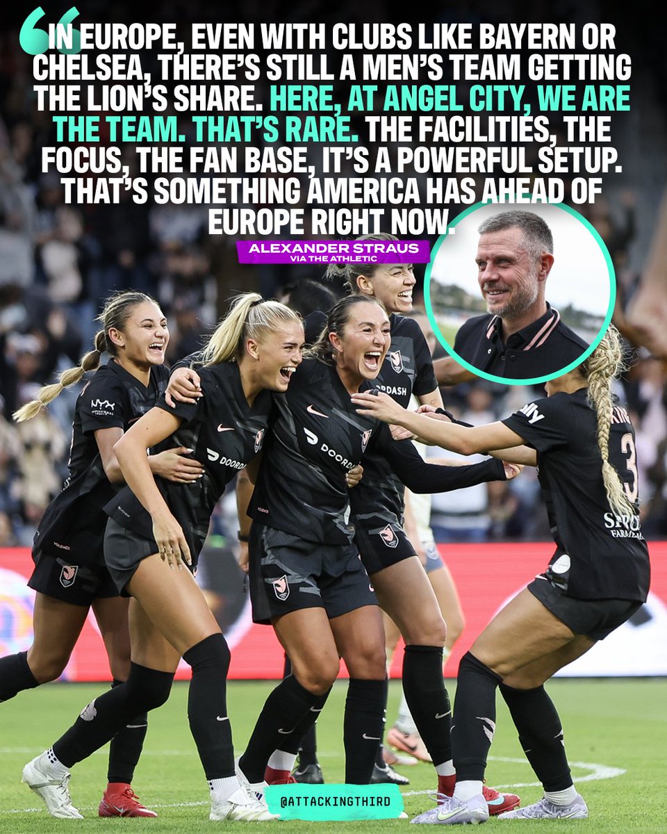 Angel City's new coach Alexander Straus sees big things in the club's future🪽