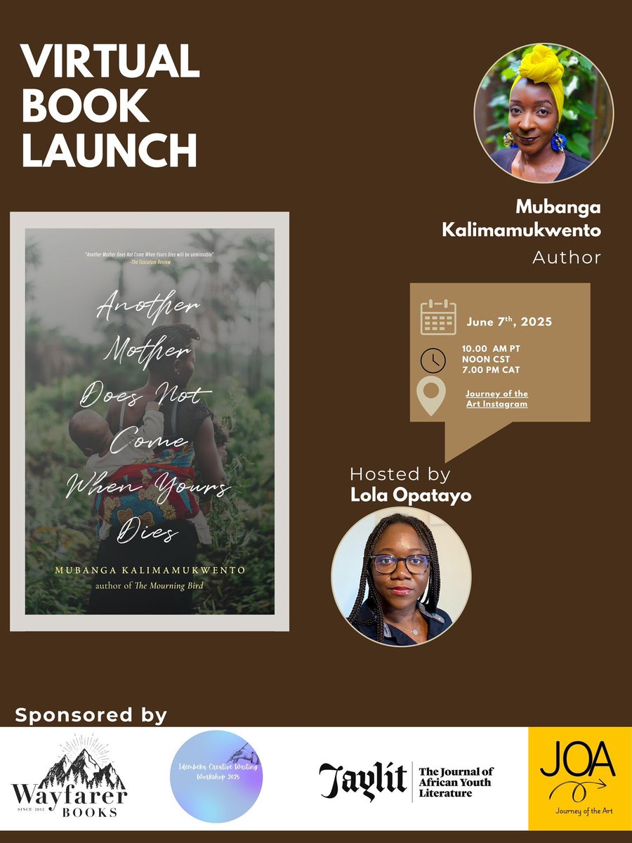 Kasịmma (@kasimmam) on Twitter photo Pls join us tomorrow in celebrating our own, <a href="/Idembeka/">Idembeka Creative Writing Workshop</a> dearest!👇🏿
instagram.com/journeyofthear…
<a href="/UbwaliLitMag/">Ubwali Literary Magazine</a> Pls join us tomorrow in celebrating our own, <a href="/Idembeka/">Idembeka Creative Writing Workshop</a> dearest!👇🏿
instagram.com/journeyofthear…
<a href="/UbwaliLitMag/">Ubwali Literary Magazine</a>