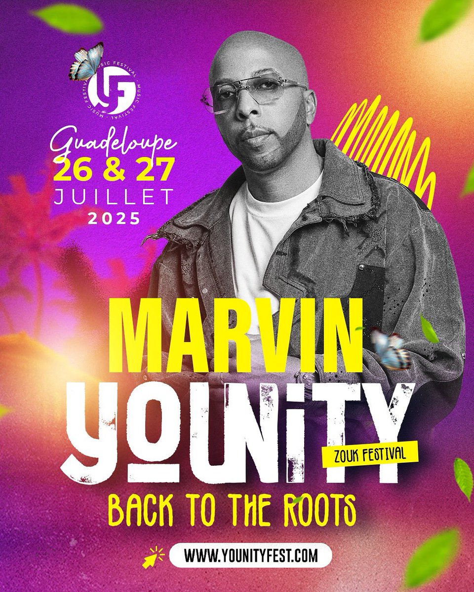 Les 26 et 27 juillet, préparez-vous à vibrer en live avec la voix du love, le maestro du zouk : Marvin sera là pour te faire chanter, danser… et ressentir les émotions de notre musique 🎶💜 !

Billetterie disponible en bio 🎫.