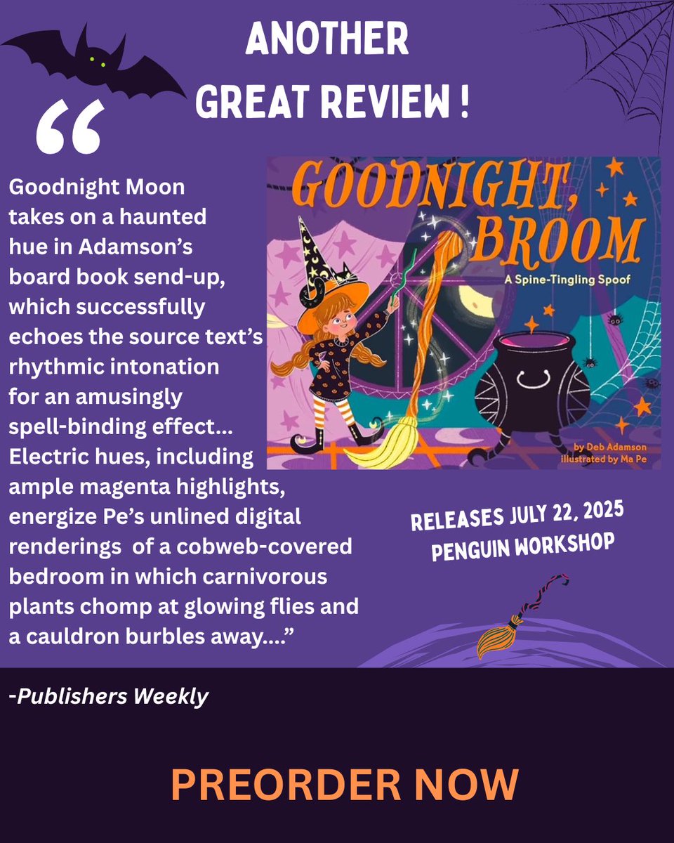 Deb Adamson (@debadamsonbooks) on Twitter photo Thank you <a href="/PublishersWkly/">Publishers Weekly</a> for this wonderful review! This little book sure is getting the accolades! š§āāļø
š§¹Full review here. publishersweekly.com/9780593753644 #author #book Thank you <a href="/PublishersWkly/">Publishers Weekly</a> for this wonderful review! This little book sure is getting the accolades! š§āāļø
š§¹Full review here. publishersweekly.com/9780593753644 #author #book