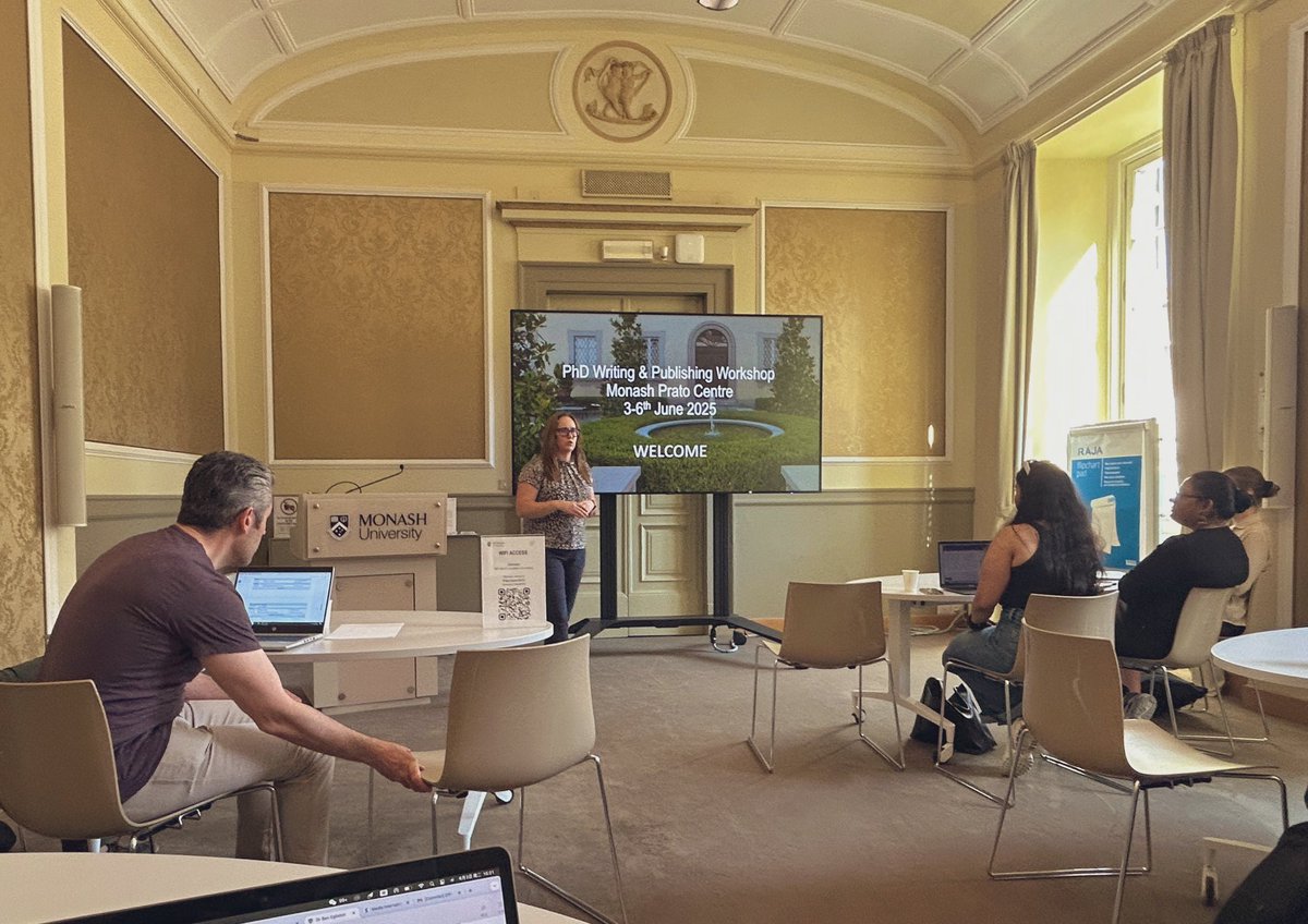 BrandonZhao1997's tweet photo. Attending workshop held by @Monash_Arts @MeganFarrelly6 at Prato, Italy. Enjoying the tranquility of the small town &amp; lasagna🍹 https://t.co/7ihTctY8EZ