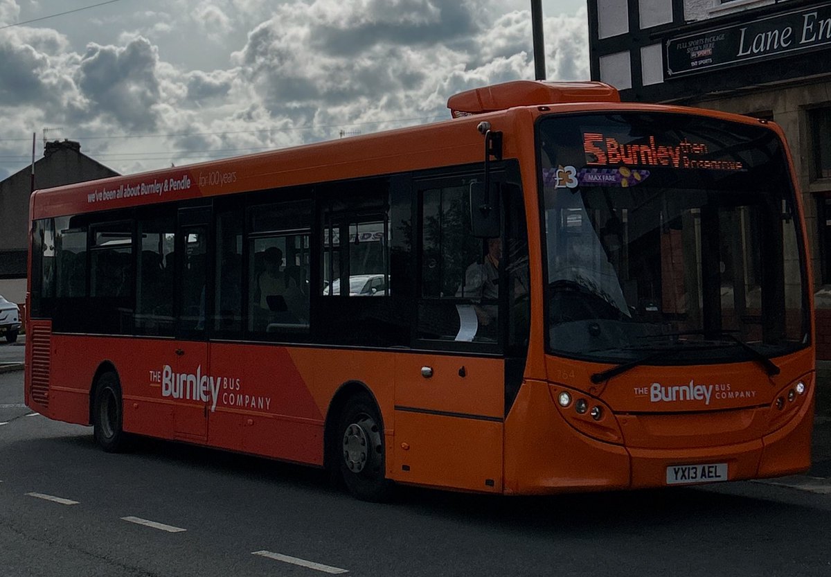 The Burnley Bus Company 764 - YX13 AEL
seen at Burnley Bus Station on the 5 service back to Burnley then to Harle Syke