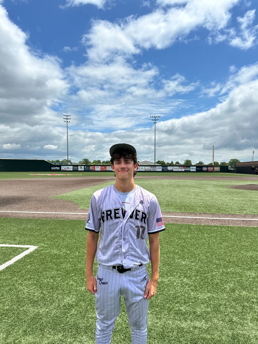 Five Tool Oklahoma (@fivetoolok) on Twitter photo F: <a href="/Brew_Baseball22/">Brewer Baseball</a> 2027 9, Risin Baseball Pendergrass 8
PoG: Garrett White 3-4, 3B, 2B, RBI, 3R F: <a href="/Brew_Baseball22/">Brewer Baseball</a> 2027 9, Risin Baseball Pendergrass 8
PoG: Garrett White 3-4, 3B, 2B, RBI, 3R