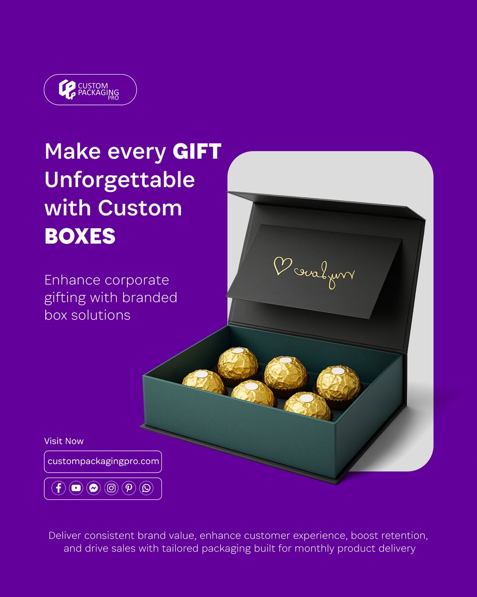 cppro_official's tweet image. Your gift box just became your marketing team.
Let’s dress it to impress. DM to get started.
#giftboxdesign