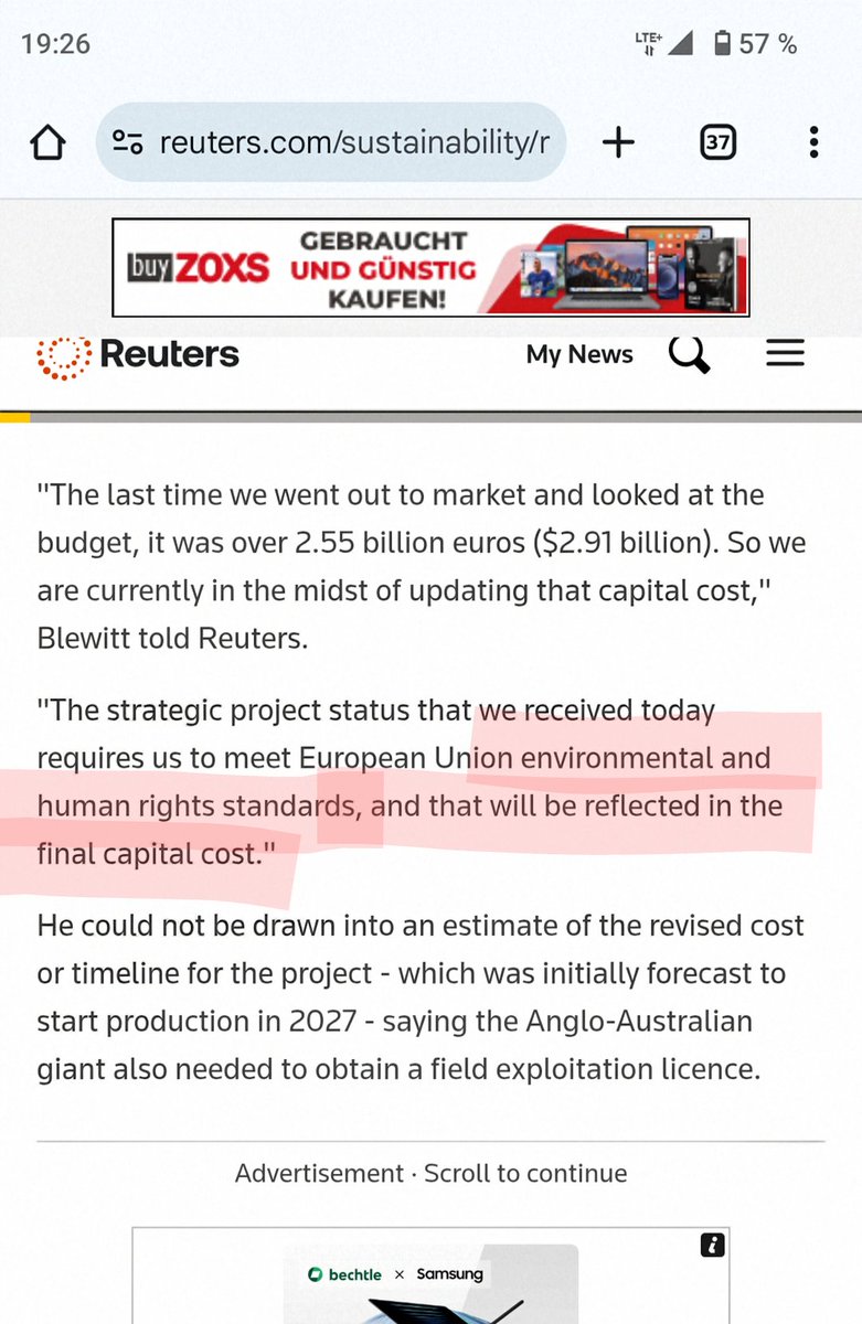RothSteph's tweet image. Not that it will change, but what a great admission by @RioTinto that it&apos;s #Jadar proposal in #Serbia runs against  environmental &amp;amp; human rights laws.