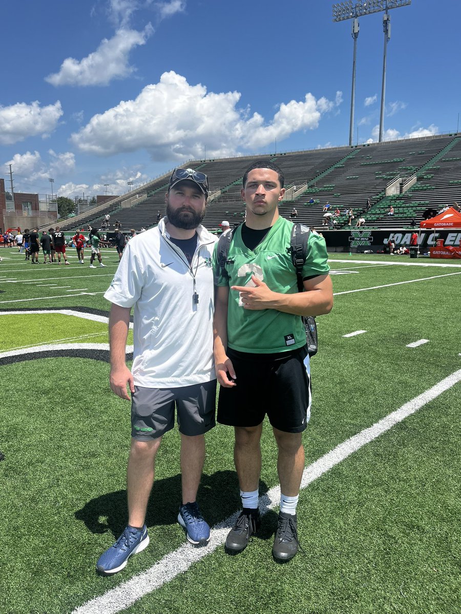 Ilias King (@iliasking8) on Twitter photo Had a great time at <a href="/HerdFB/">Marshall Football</a> today! Thank you <a href="/CoachJEllsworth/">Jake Ellsworth</a> for having me. Can’t wait to come back in the fall!
<a href="/hhs_highlanders/">Huntington High School Football</a> <a href="/billyseals47/">billy seals</a> <a href="/CoachTonyGibson/">Tony Gibson</a> Had a great time at <a href="/HerdFB/">Marshall Football</a> today! Thank you <a href="/CoachJEllsworth/">Jake Ellsworth</a> for having me. Can’t wait to come back in the fall!
<a href="/hhs_highlanders/">Huntington High School Football</a> <a href="/billyseals47/">billy seals</a> <a href="/CoachTonyGibson/">Tony Gibson</a>