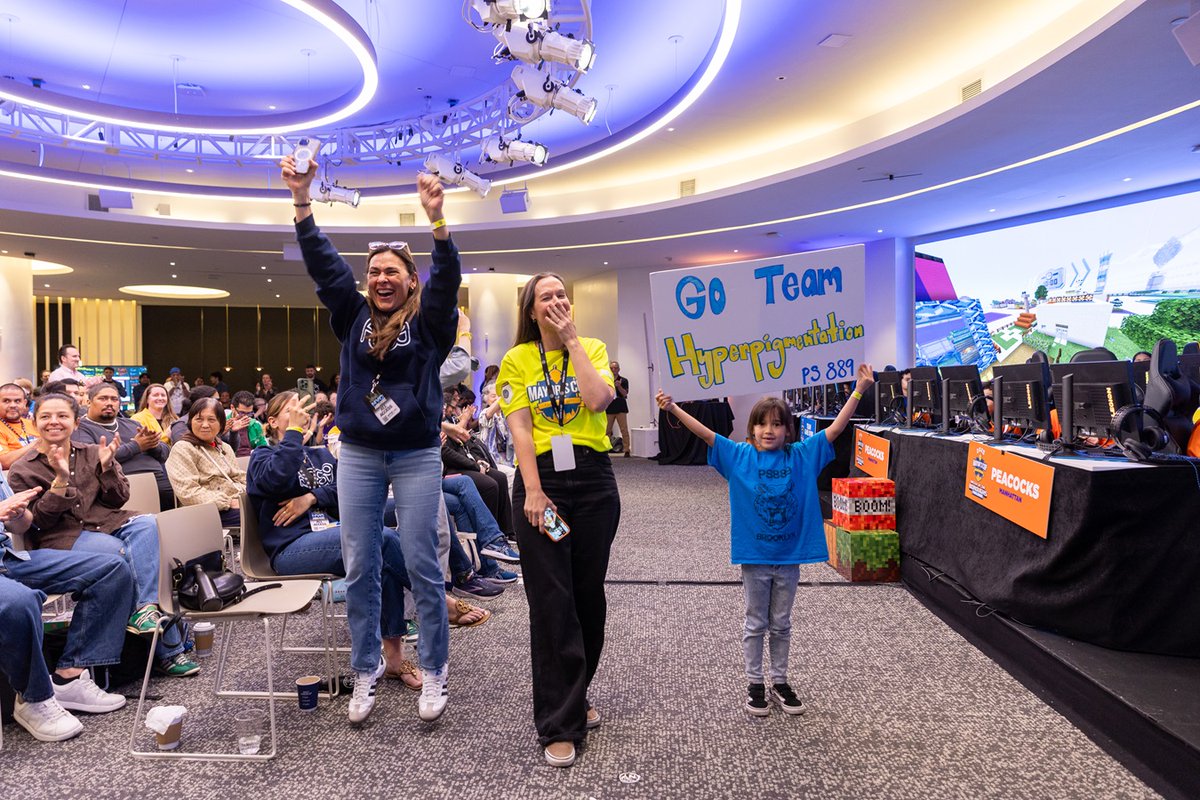 Congratulations to all our students who competed in the 2025 <a href="/Minecraft/">Minecraft</a> Battle of the Boroughs Finals last weekend! 👾
 
Over 3,000 students in grades K–12 participated in this two-month competition, where they redesigned NYC to be more inclusive, sustainable, and future-ready.