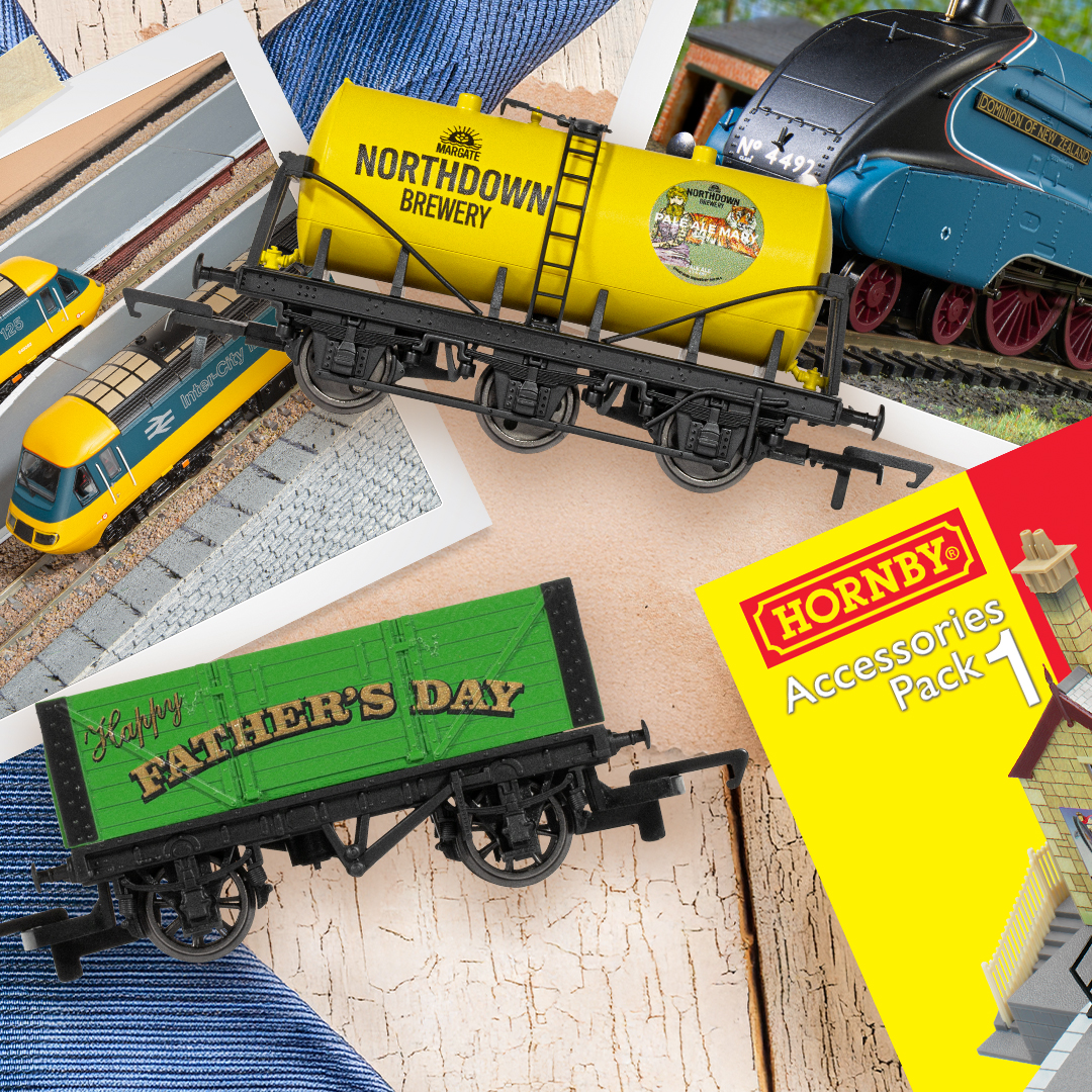 Are Dads the hardest people in the world to buy presents for?

Treat Dad, Grandad, that special father figure in your life, (or spoil yourself!) to one of these fantastic gift ideas 👉bit.ly/45jMWfi

#Hornby #Modelrailway #Fathersday #Fathersdaygifts