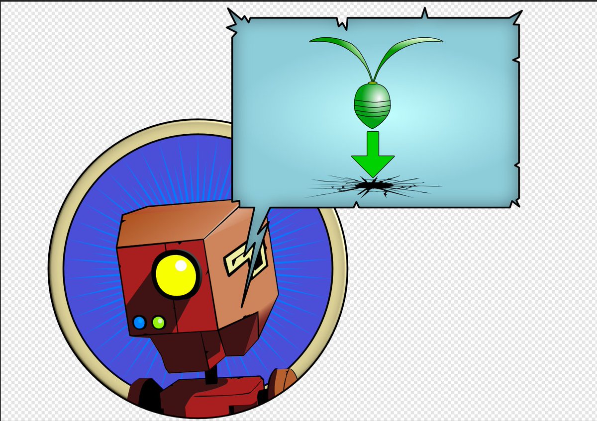 My protagonist Sp1k-E speaks in a series of bleeps, blurps and burbles. Their intentions are (hopefully) made clear by a series of pictograms displayed in speech bubbles. I have been working on making these clearer and a little nice looking. #indiedev #indiegame #shorticulture