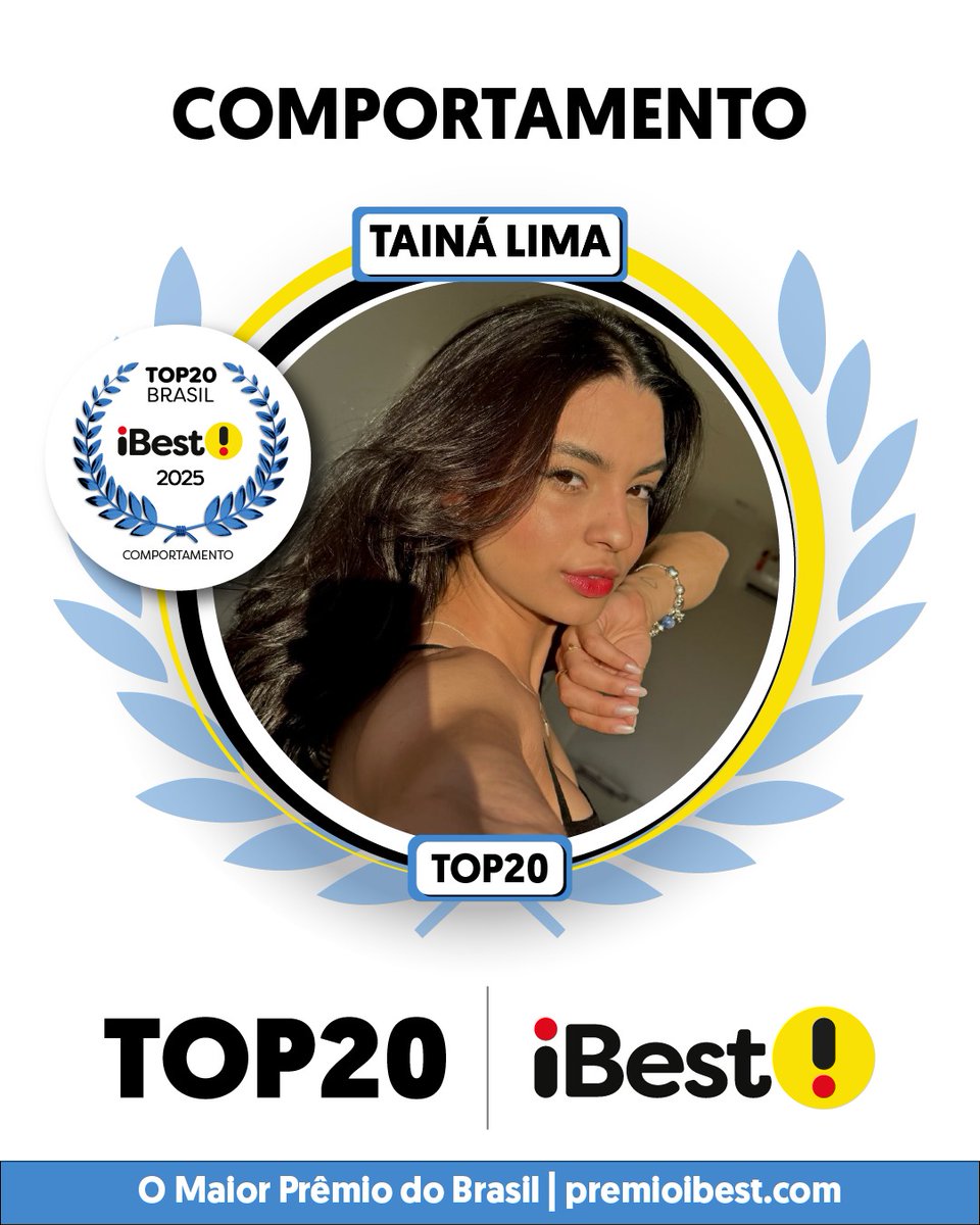 Parabéns aos novos iBest Top20 Brasil! 🥳🏆

#iBest2025 #premioibest #ibest #omaiorpremiodobrasil