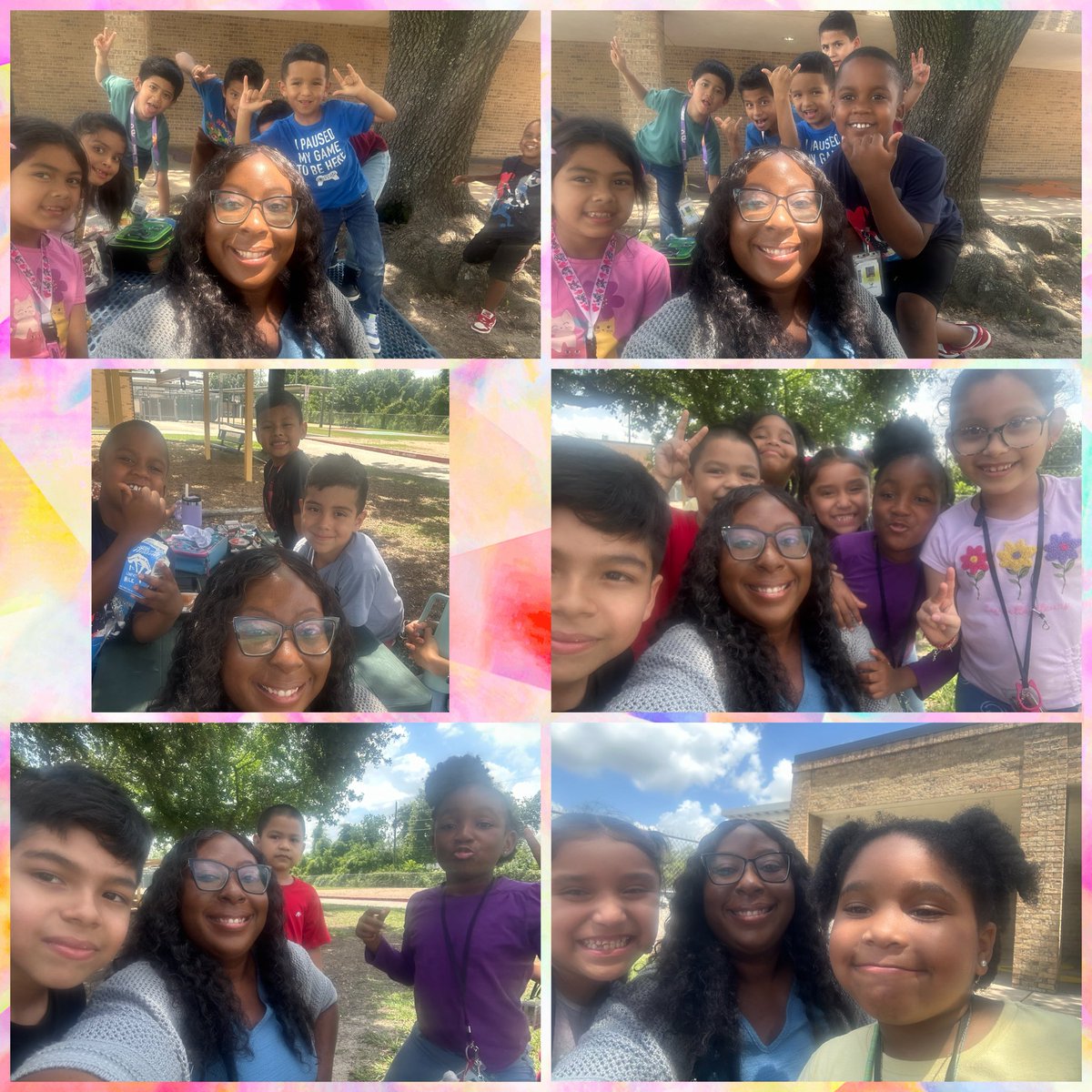 MsLBrooks1's tweet image. Lunch bunch with 1st grade TWDL students! They worked hard this year on Lexia! Lunch with the Principal!