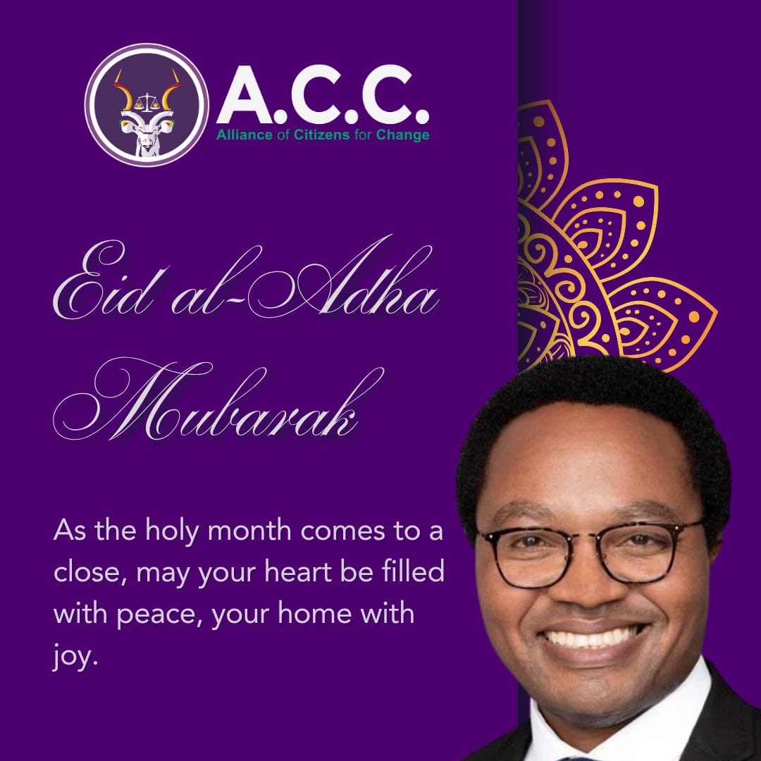 Blessings on this Eid al-Adha, which is one of the great memorable events for the world’s religious Muslim communities. 

Let there be religious freedom and tolerance in the world. 

#eiduladha

QINA MHLALI QINA✊🏾