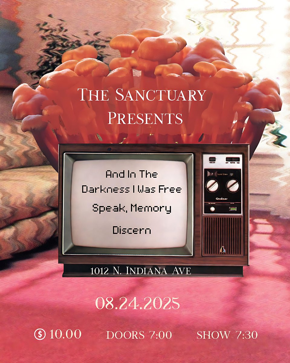 Speak, Memory (@speakmemoryok) on Twitter photo First show of 2025.
Sign up for our email list at speakmemoryok.com to keep up to date with what’s happening.
#midwestemo #emo #postrock #posthardcore #metal #mathrock #americanfootball #theappleseedcast #toe #ghostsandvodka #furtherseemsforever #russiancircles #pelican First show of 2025.
Sign up for our email list at speakmemoryok.com to keep up to date with what’s happening.
#midwestemo #emo #postrock #posthardcore #metal #mathrock #americanfootball #theappleseedcast #toe #ghostsandvodka #furtherseemsforever #russiancircles #pelican