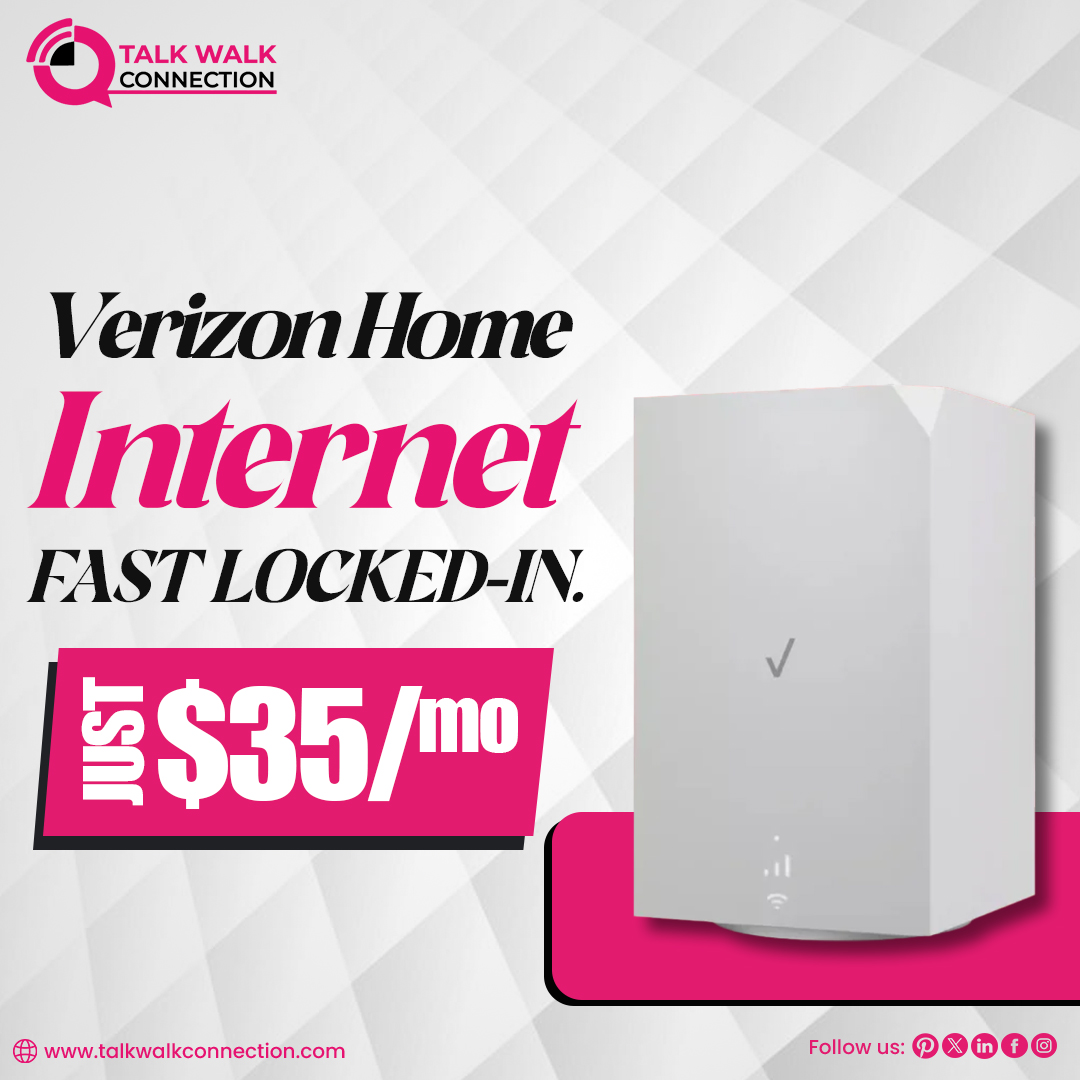 talk_walk_12's tweet image. Tired of internet prices playing peekaboo with your wallet? Verizon Home Internet starts at just $35/month—with a 3-year price lock so steady, it’s practically your next long-term relationship.

#VerizonHomeInternet #InternetPriceLock #TalkWalkConnection #NoMoreBillSurprises